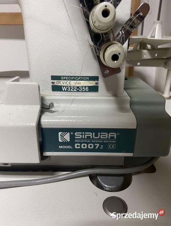 Renderka cylindryczna Siruba C007j maszyna sprzedam