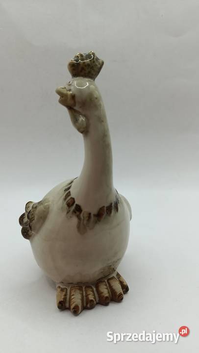 Figurka ceramiczna ptak kura kura domowa Zamość