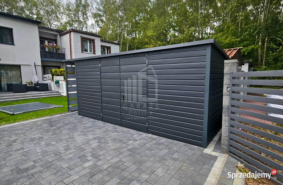 Schowek Domek Ogrodowy 5x2m wiata 08x2m Brama Zielona Góra