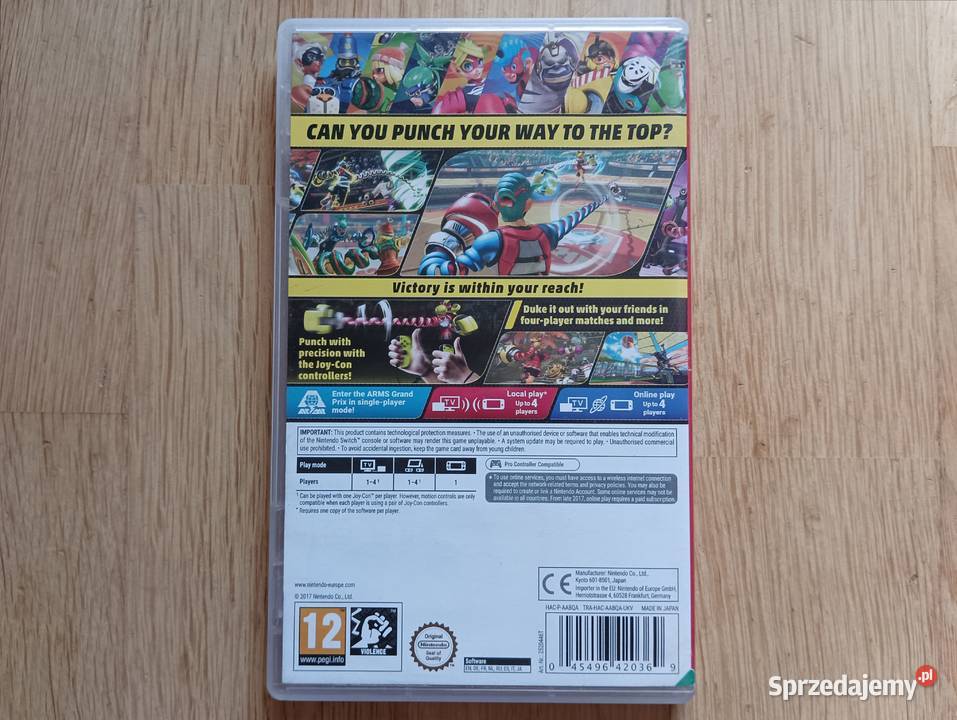 Gra Arms na konsolę Nintendo Switch pomorskie Gdańsk sprzedam