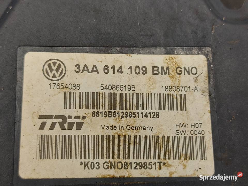 VW PASSAT CC LIFT 15r pompa ABS 3AA614109BM Kielce