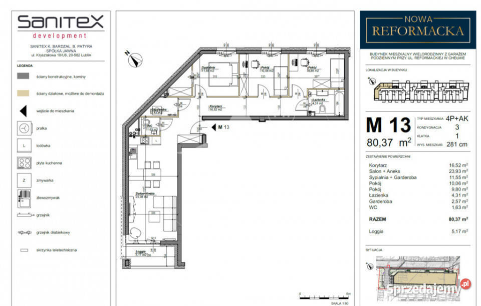 Nowa Reformacka Nowa era komfortu w sercu Chełma lubelskie Chełm sprzedam