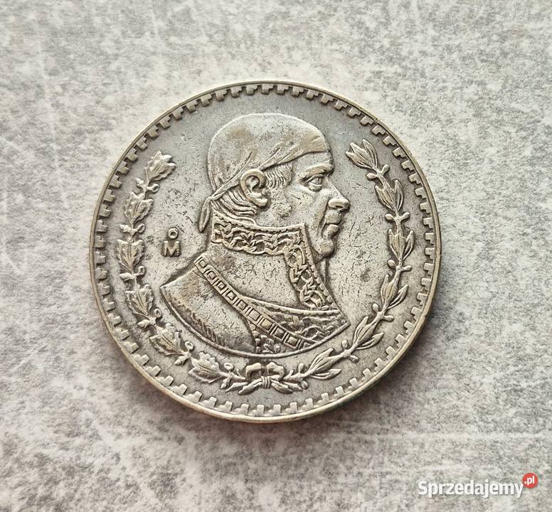 451 MEKSYK srebro 1 Peso 1966 r Wola Kruszyńska