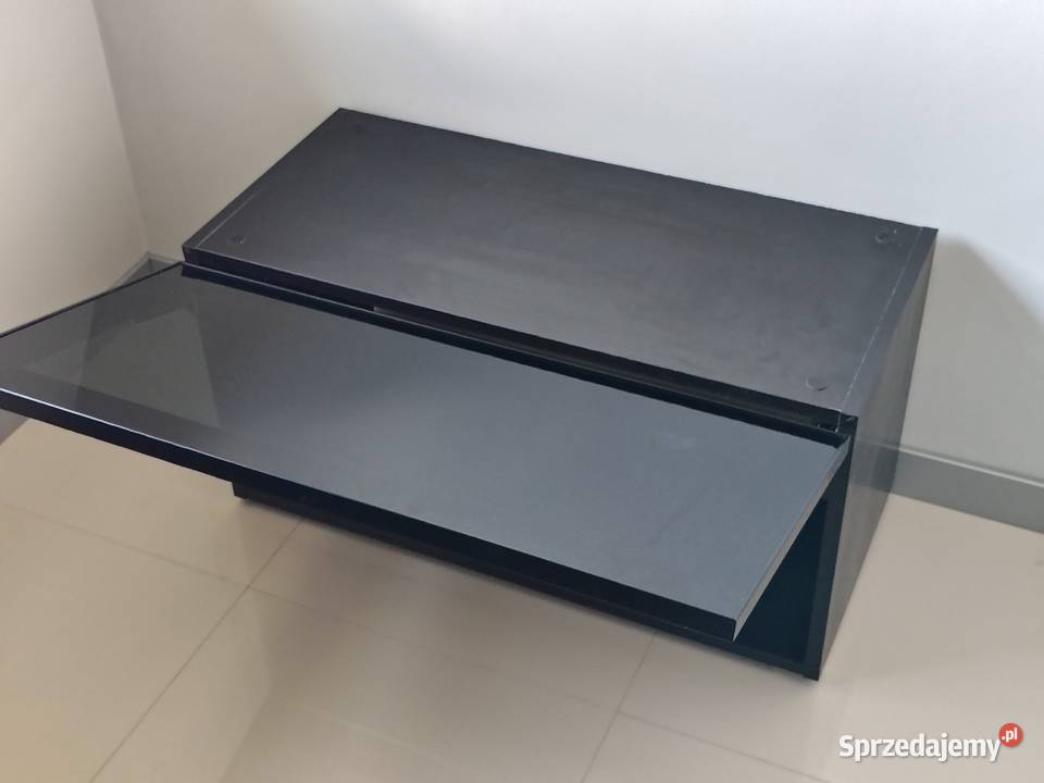 Szafka wisząca IKEA JUTIS szklany front czarna 40cm Zamość