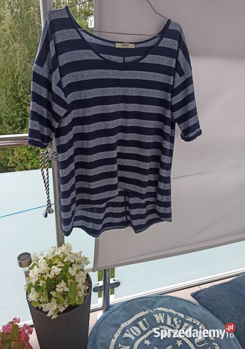 Bluzkatshirt damski szaro granatowe paski Radzyń Podlaski