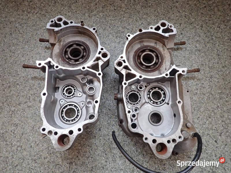 DWA KARTERY BLOK SILNIKA KAWASAKI KX 250 KE Części i akcesoria motocyklowe Strzelce Krajeńskie