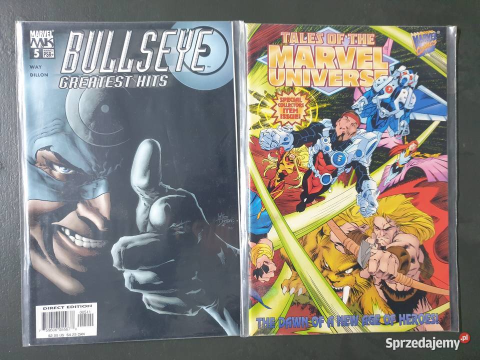 Marvel zestaw 8 oryginalnych komiksów USA