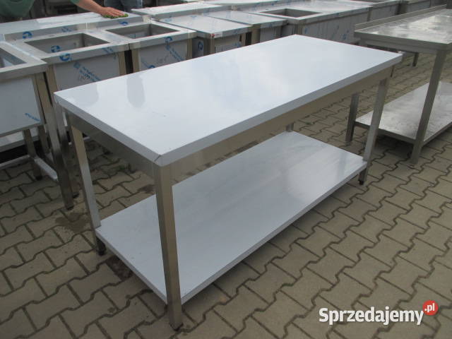 STÓŁ GASTRONOMICZNY CENTRALNY Z PÓŁKĄ 1607085 Ostrów Wielkopolski