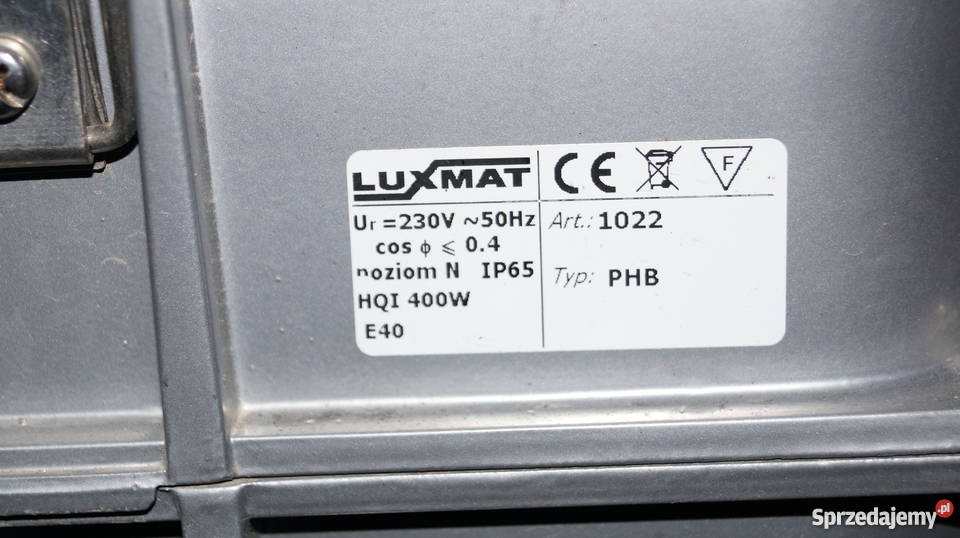 Duża lampa Loft Industrial aluminiowa Mrowino