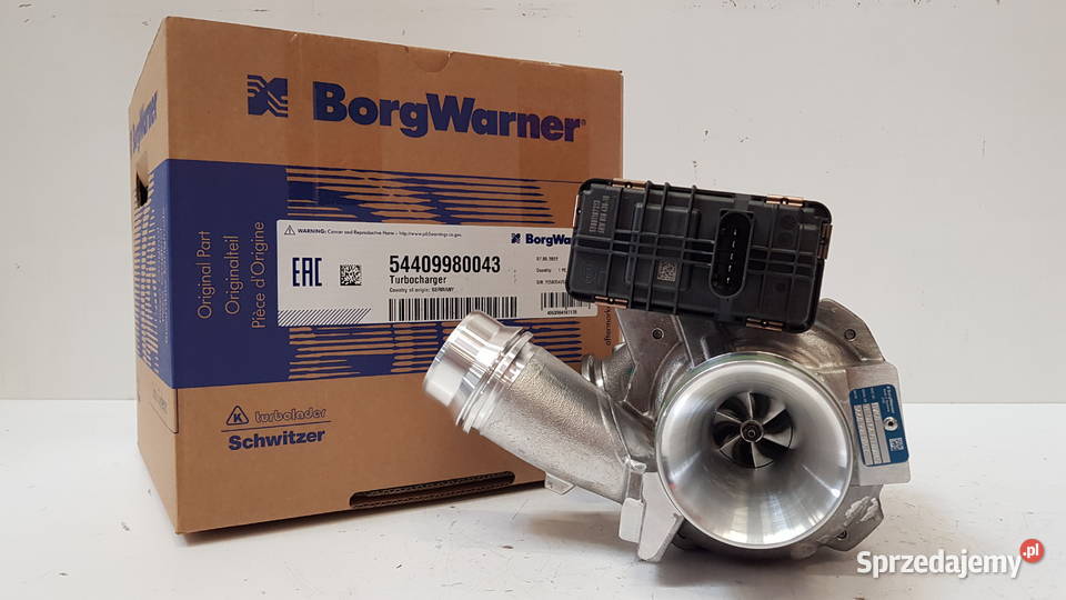 Nowa turbosprężarka BorgWarner KKK 54409980043 Siedlce