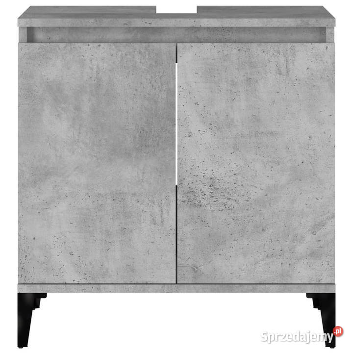 Szafka pod umywalkę szarość betonu 58x33x60