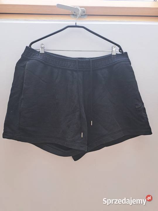 Czarne spodenki Nike Air XXL wygodne bawełniane Trąbki Wielkie sprzedam