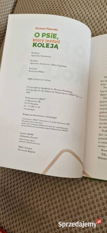 książka o psie który jeździł koleją Roman Beletrystyka, powieści Kraków