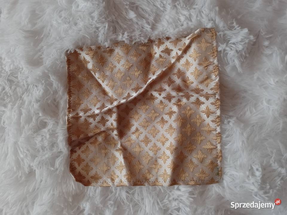 5XL Złota kamizelka garniturowa z poszetką z Rozmiar 4XL Kraków sprzedam