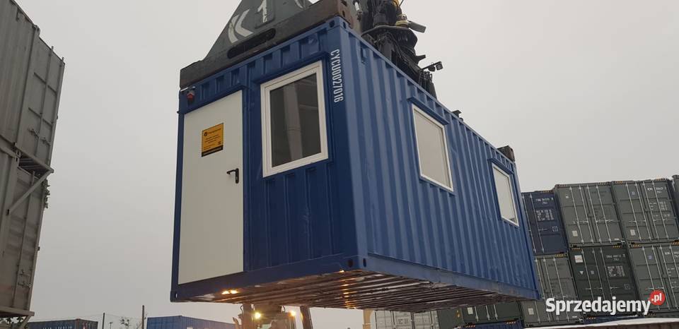 kontener 20dv biuro portowo techniczne pomorskie Banino