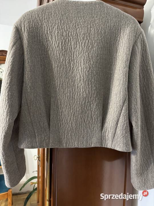 Modna kurtka żakiet XS w neutralnym beżowo Częstochowa sprzedam