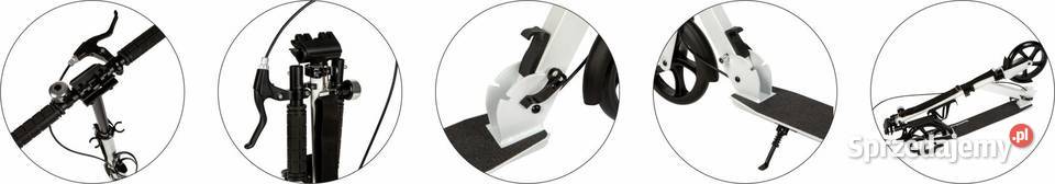 Duża składana hulajnoga 95105 hamulec ręczny Poznań