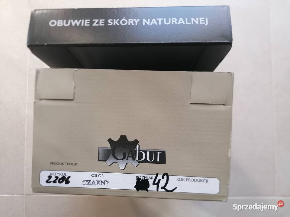 Buty męskie skórzane GAbut rozmiar 42 skóra Półbuty łódzkie