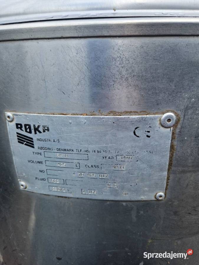 Schładzalnik do mleka 400l Roka mazowieckie Szczutowo