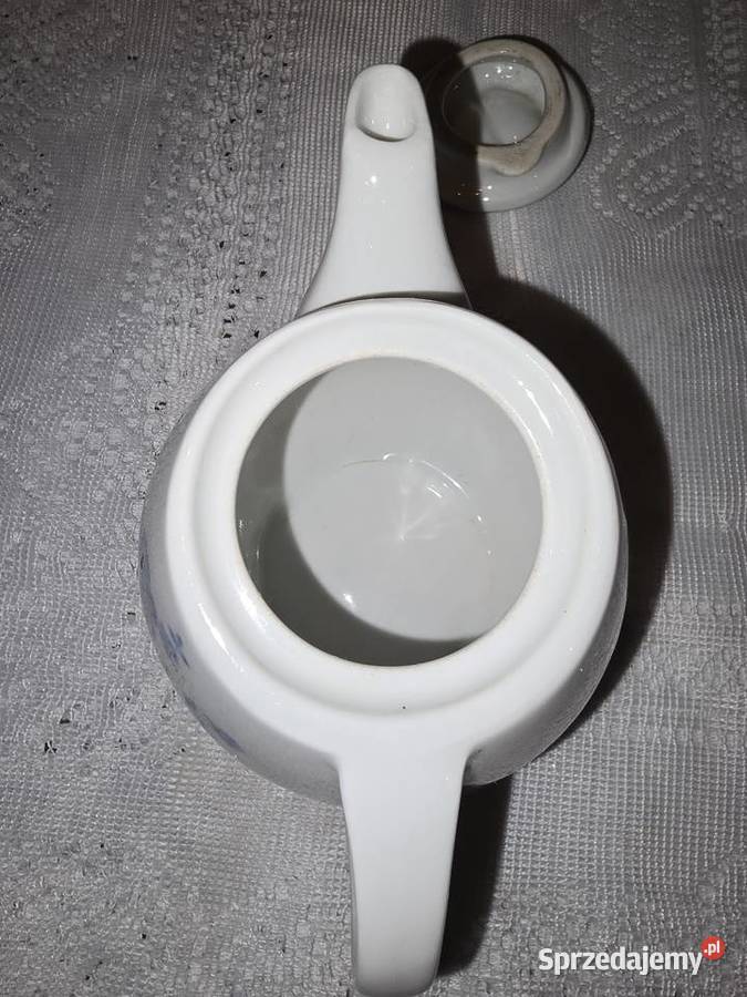 Imbryk Lubiana porcelana PRL biały Imbryki Sosnowiec