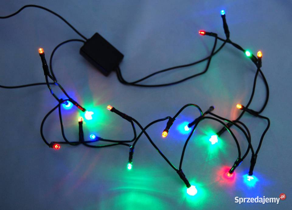 OBI lamki choinkowe 20 LED multicolor wielokolorowy Lublin