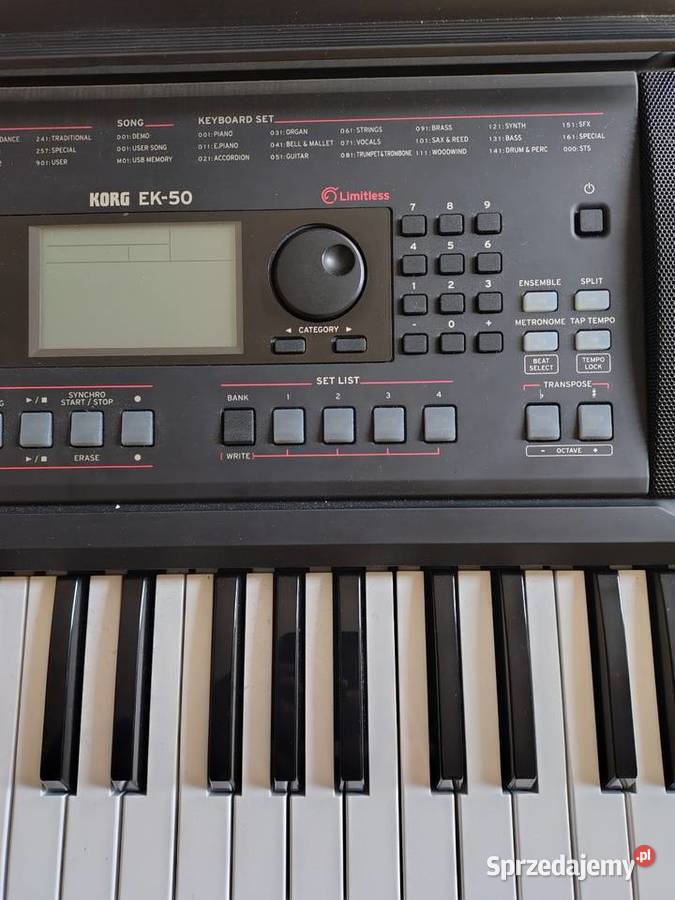Keyboard Korg EK50 limites Kłobuck