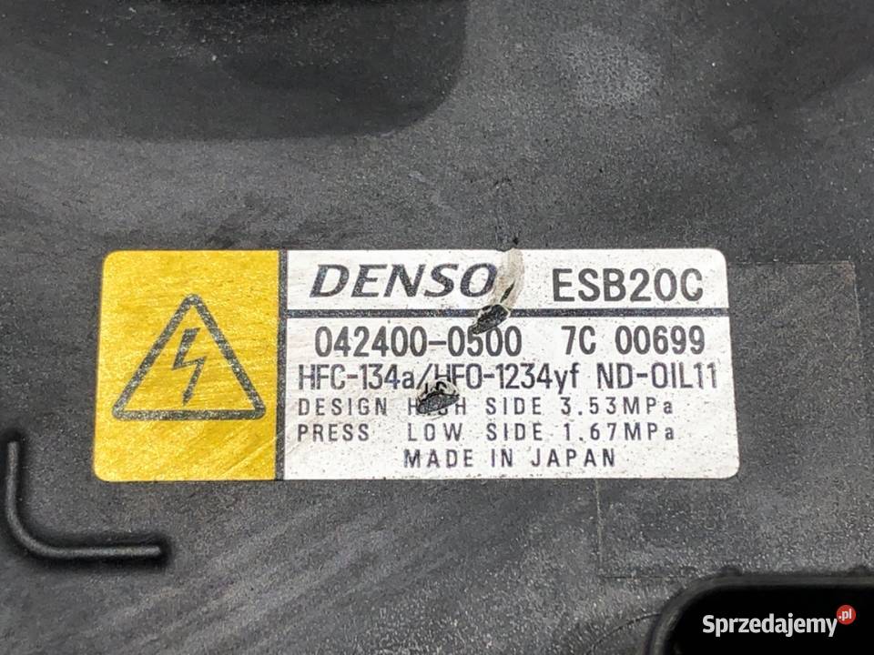 SPRĘŻARKA KLIMATYZACJI TOYOTA COROLLA E21