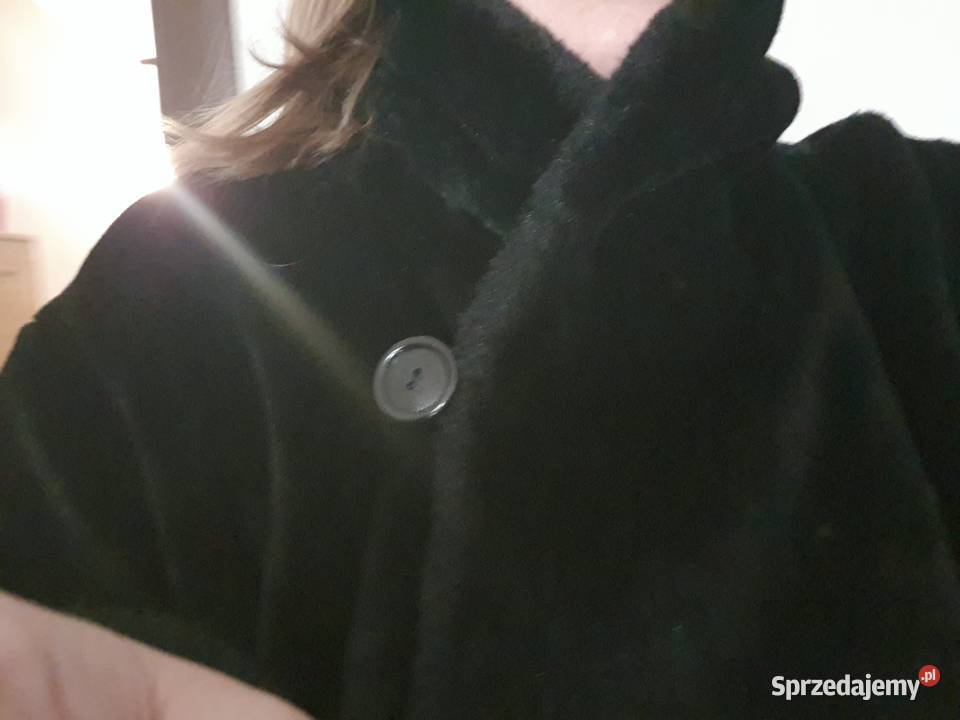 Płaszcz Futro Dwustronne XXL4XL czarny 464850 małopolskie Sidzina