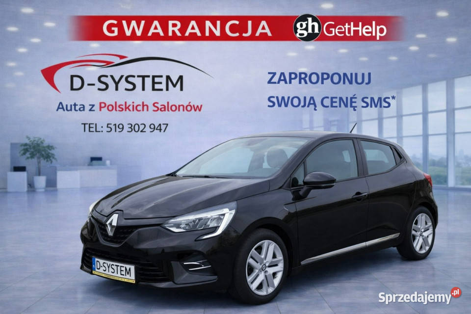 Renault Clio 2021 Salon Polska 1Właściciel LPG system Start-Stop podlaskie Białystok sprzedam