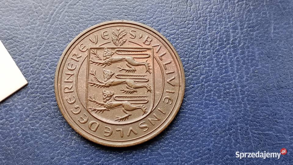 Stare monety 8 doubles 1959 Guernsey Lesko