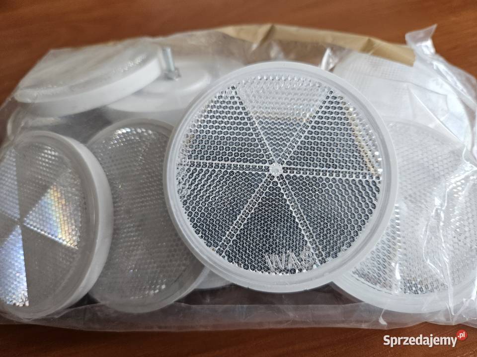 Odblask biały okrągły WAŚ 10 Pozostałe Leszno sprzedam