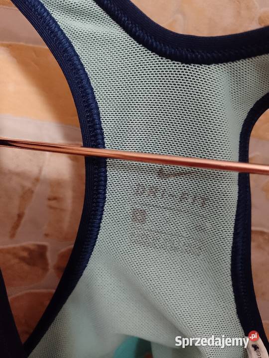 36S NIKE Granatowy top fitness z Londynu Bez wzoru Kraków