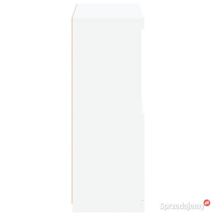 Szafka boczna z LED biała materiał Warszawa sprzedam