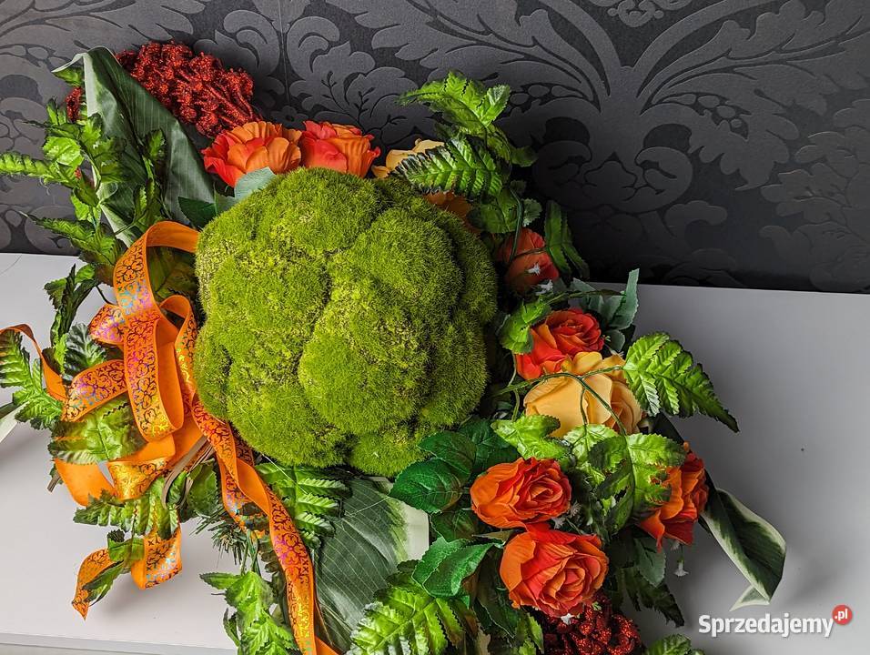 Wiązanka nagrobna DUŻA 100 długości Piękna