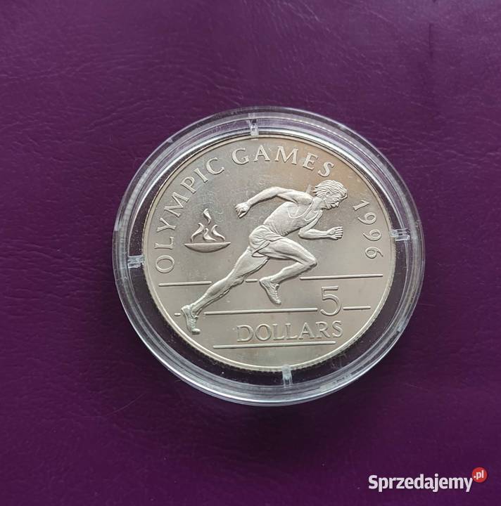 Moneta NIUE 5 Dolarów 1992Igrzyska XXVI Atlanta Pruszków sprzedam