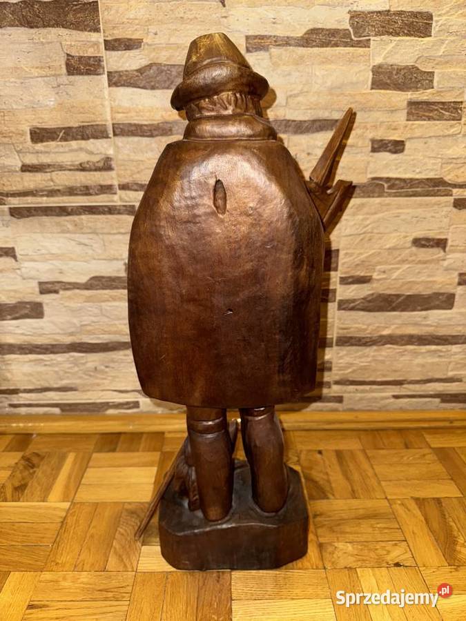 Figurka drewniana niemiecka strażnik Bełchatów