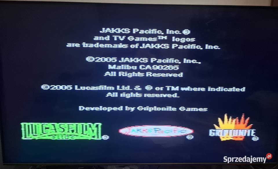 Retro Konsola STAR WARS Jakks Pacific 2005 Darth Konsole i automaty Sochaczew
