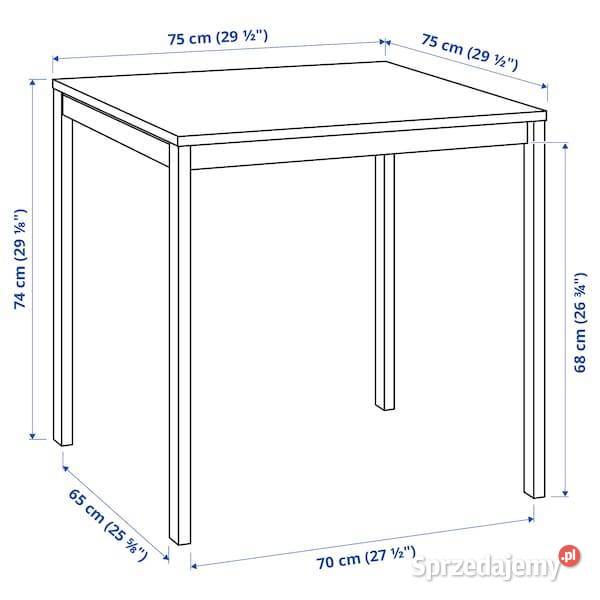 IKEA MELLTORP Stół biały 75x75x74 Stoły Aleksandrów Łódzki