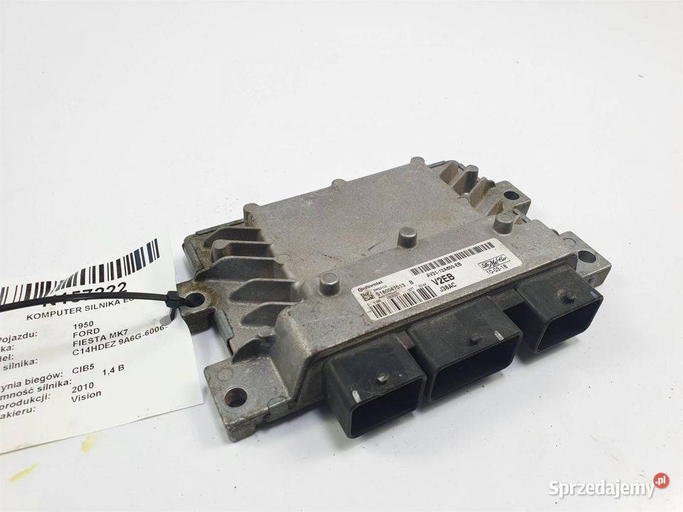 KOMPUTER SILNIKA ECU FORD FIESTA MK7 Pozostałe kujawsko-pomorskie sprzedam