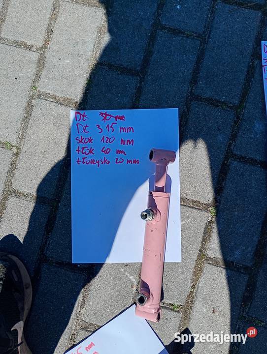 Siłowniki hydrauliczne dwustronnego działania dł Turkowice