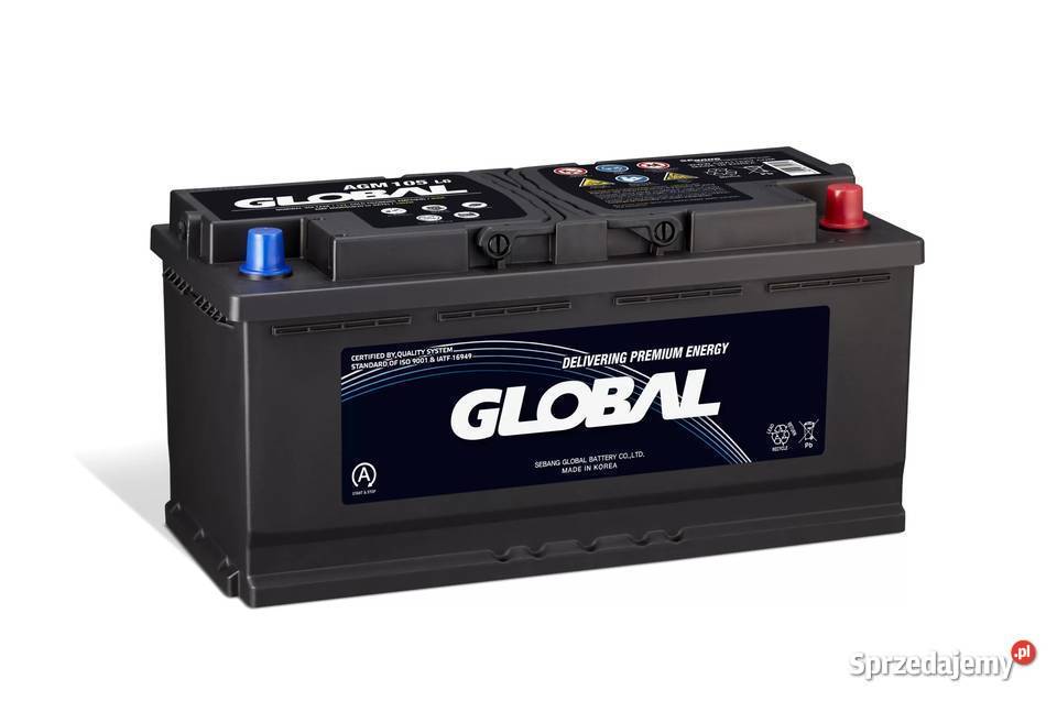 Akumulator Global AGM STARTSTOP 105Ah 950A Akumulatory zachodniopomorskie Szczecin