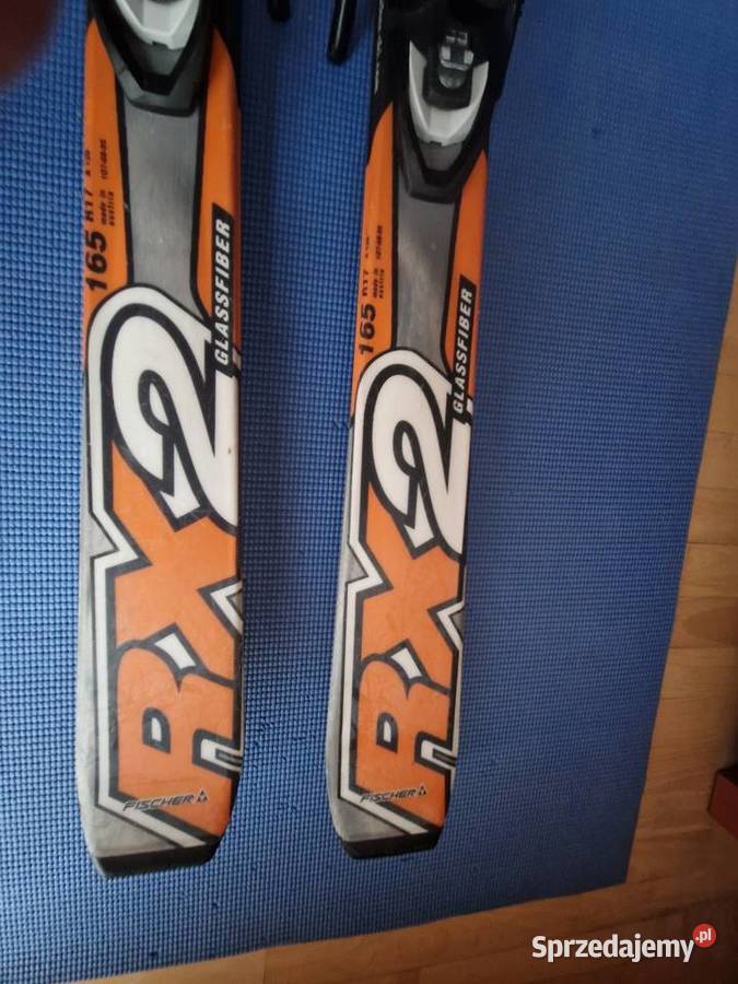 Narty Fischer RX2 165 z wiązaniami Narty Radomsko