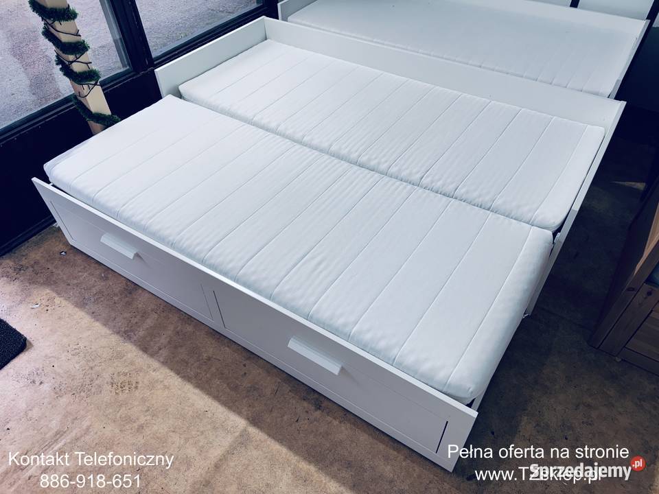 IKEA BRIMNES Leżanka Łóżko z 2 szufladami 2 Rybnik sprzedam