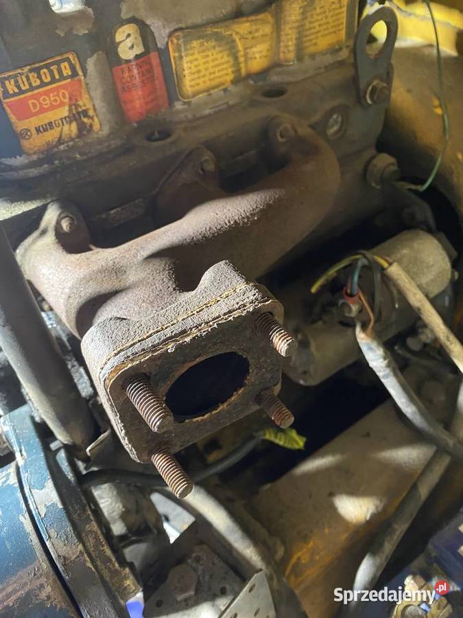Kubota d950 kolektor wydechowy prądnica alternator Jabłonowo Pomorskie