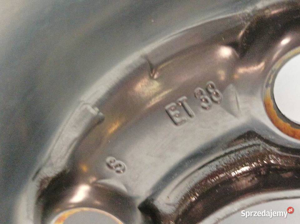FELGA STALOWA R15 5X100 ET38 OC57MM 6JX15H2 VW