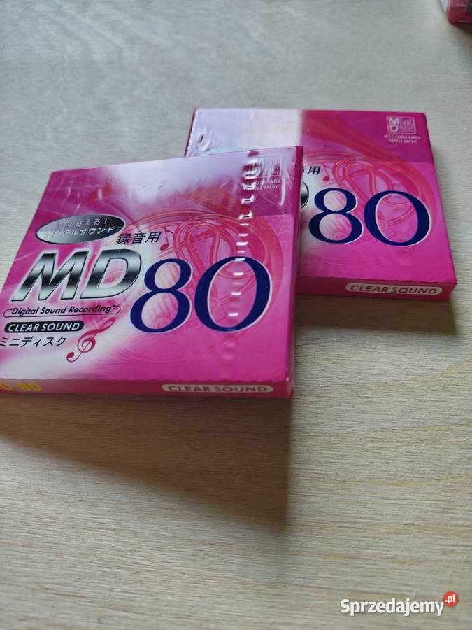 MiniDisc MD Sunny Tech 80 min nowe zafoliowane Świerklany sprzedam