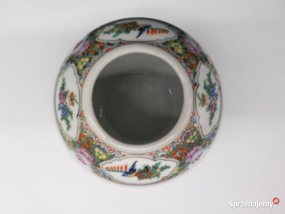 Chiński słoik na imbir wazon vintage JINGDEZHEN Raszków
