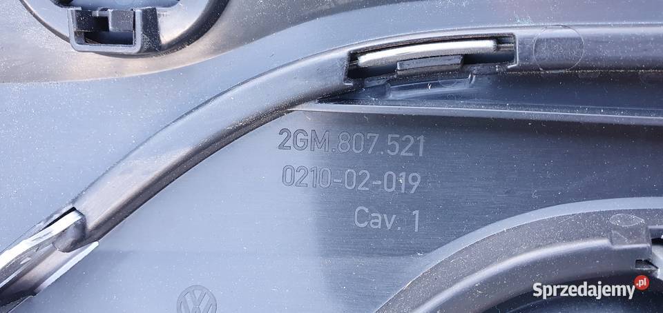 VW TCROSS ZDERZAK DOKŁADKA SPOILER TYŁ DYFUZOR Bieleń