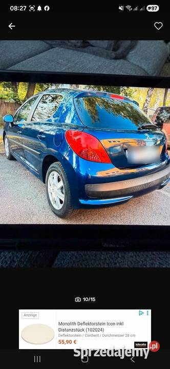 Peugeot 207 2008r benzyna