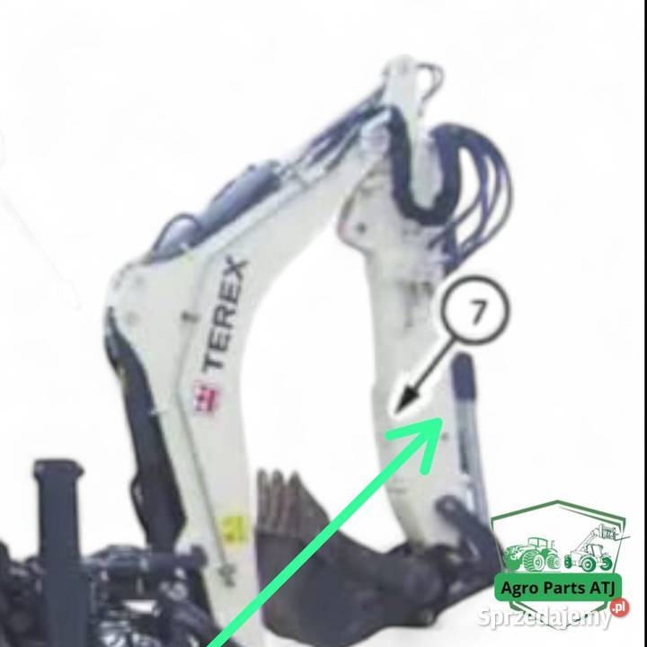 Siłownik tylnej łyżki 6111070M91 Terex TLB 860 podlaskie Ciechanowiec sprzedam
